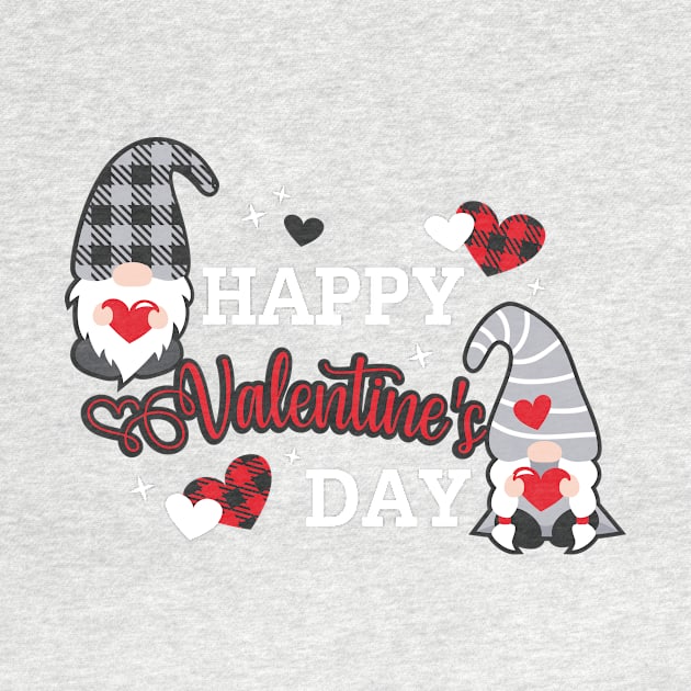 Happy Valentine's Day, Love valentine svg, Valentine's Day Svg,Gnomes Svg, Valentine, Valentine Gnomes , Plaid heart, Plaid Gmome by maliGnom